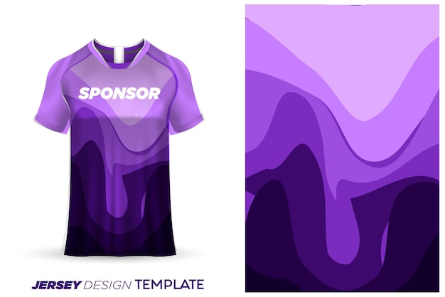 Sublimation jersey design soccer sports jersey template - sports jersey design watercolor background