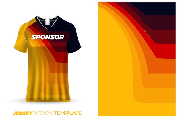 Sublimation jersey design soccer sports jersey template - sports jersey design watercolor background