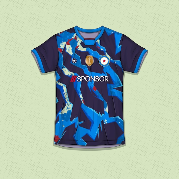 Sublimation Sports Apparel Designs Professional Football Shirt Templates