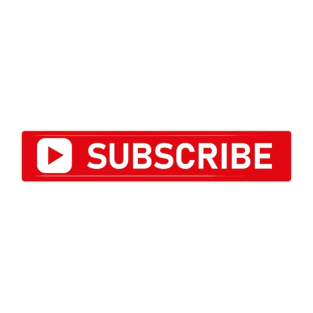 Subscribe button illustration design