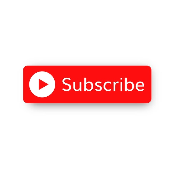 subscribe button red follow icon