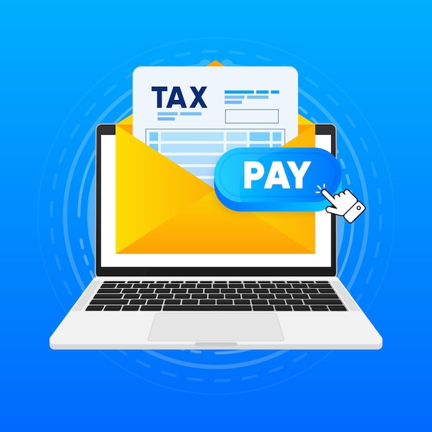 Subscription Payment 3d vector icon Message with a monthly payment invoice for a registered member and with recurring payment icon Tax pay date Vector illustration