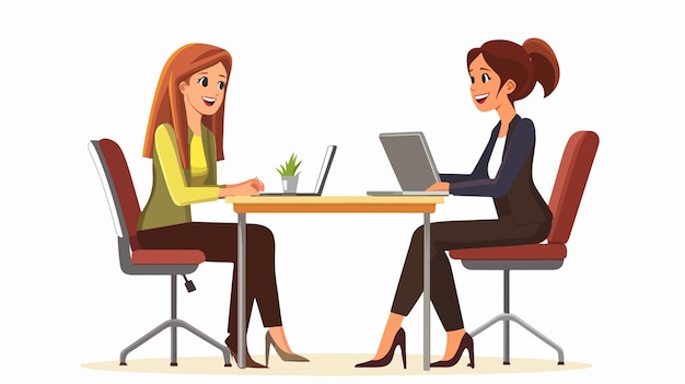 Successful Female Entrepreneur Having a Positive Discussion with Female Colleague