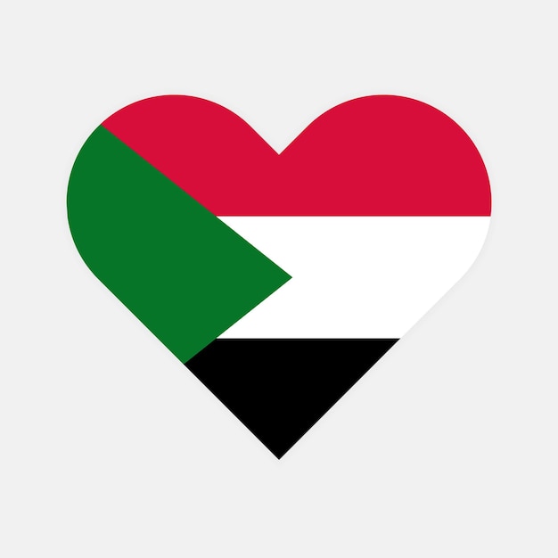 Sudan Heart flag