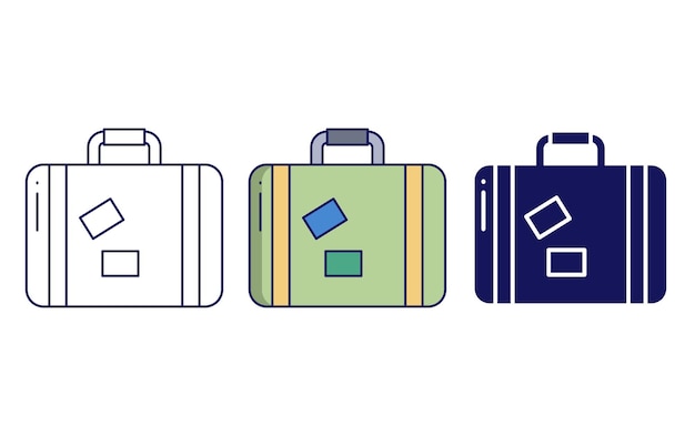 Suitcase vector icon