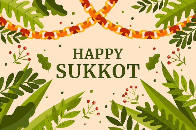 Vector sukkot background