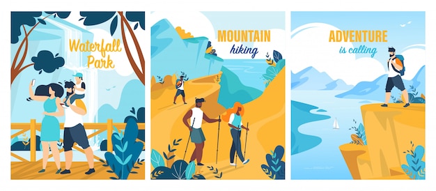 Summer Adventures poster set