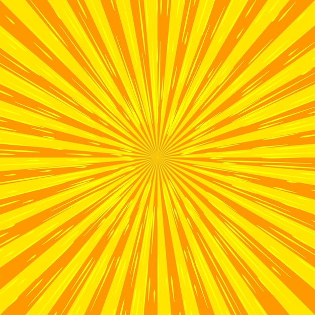 Summer background with orange yellow rays summer sun hot swirl with space for your message Vector illustration EPS 10 for design element presentation brochure layout page packing label