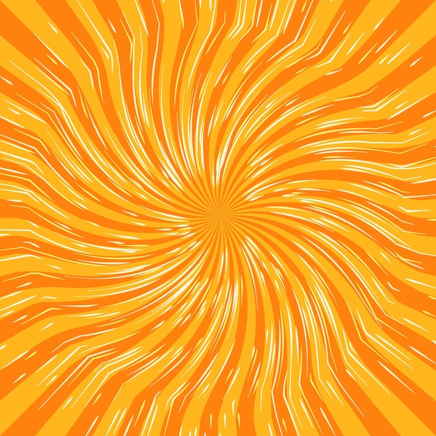 Summer background with orange yellow rays summer sun hot swirl with space for your message Vector illustration EPS 10 for design element presentation brochure layout page packing label