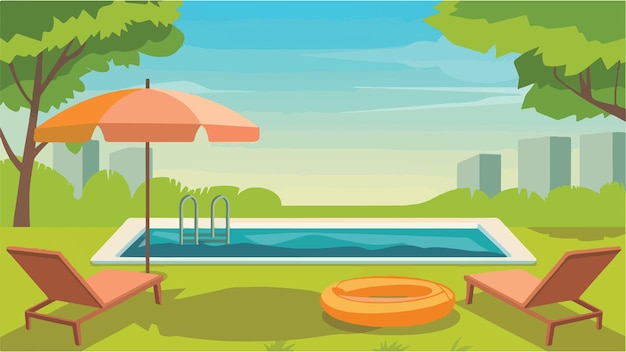 Vector summer background