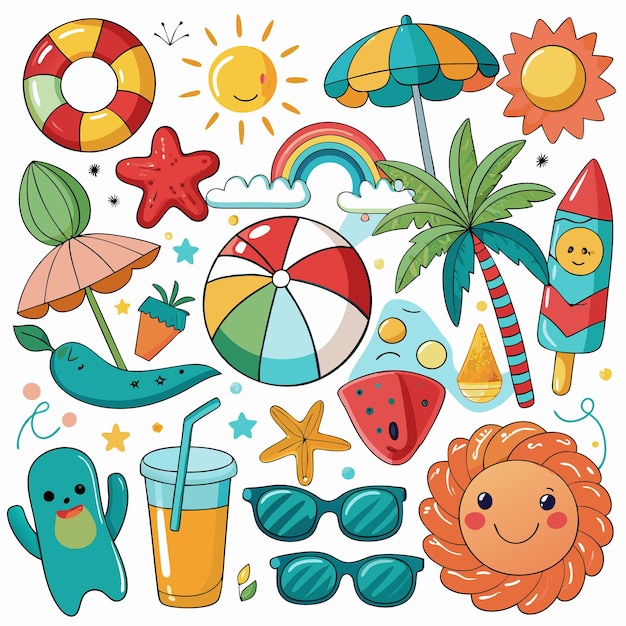 Vector summer background