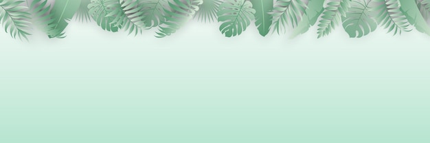 Summer banner template  