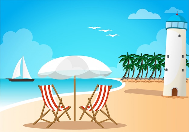 summer beach background