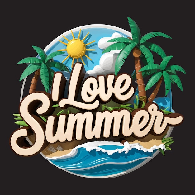 summer beach sunset t shirt design