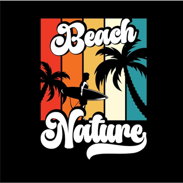 Summer beach t shirt Summer typography beach t shirt design