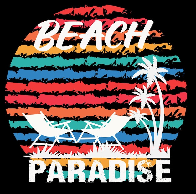 Summer or Beach Tshirt Design