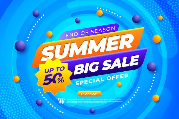 Summer Big Sale Banner Promotion