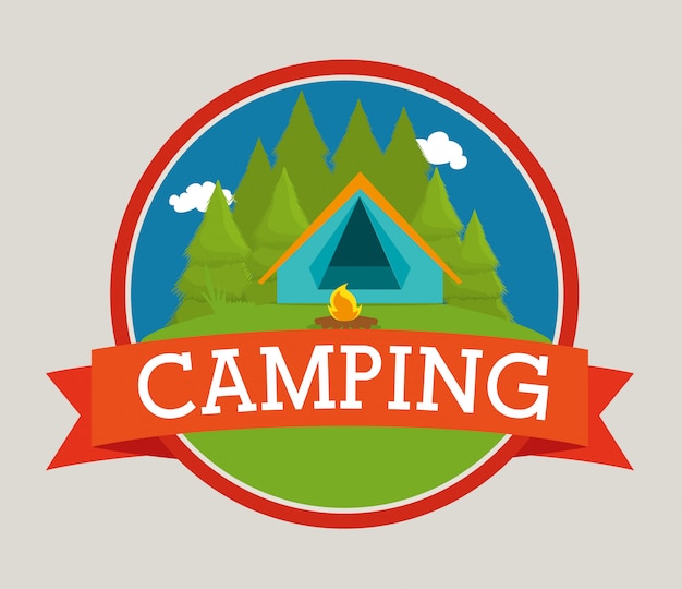 Summer camping and travel 