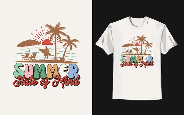 Summer day t shirt design