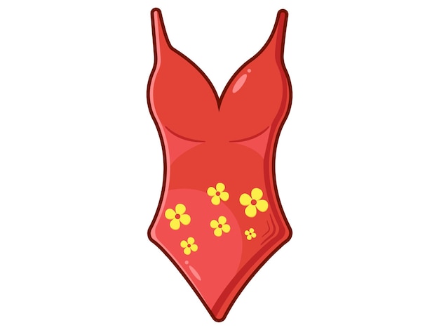 Summer Element Womens Swimsuit Illustration