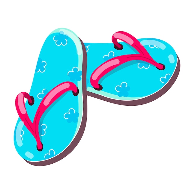 Vector summer fashion flat stickers