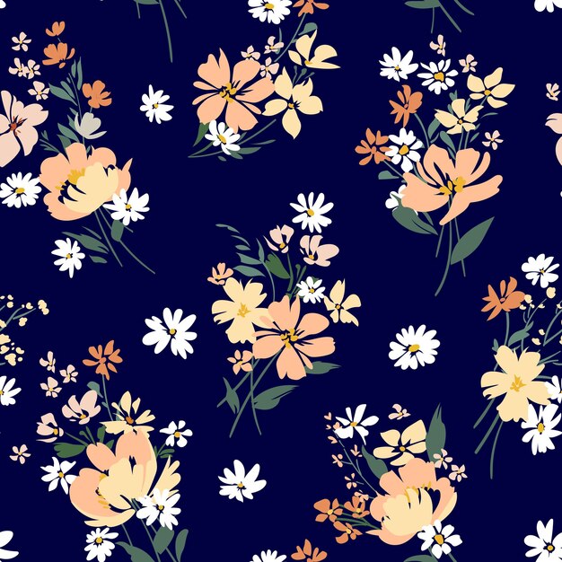 Summer fashion seamless pattern for dress