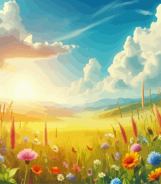 Summer flower Background