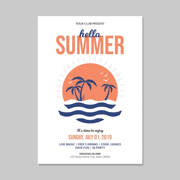 Summer Flyer Template