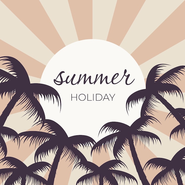 Summer holiday background