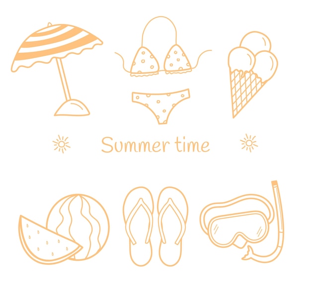 Summer icons