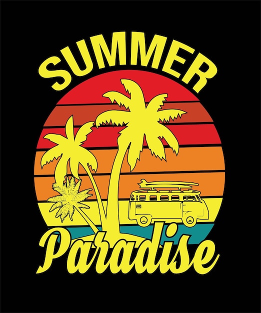 summer_paradise_tshirt_design