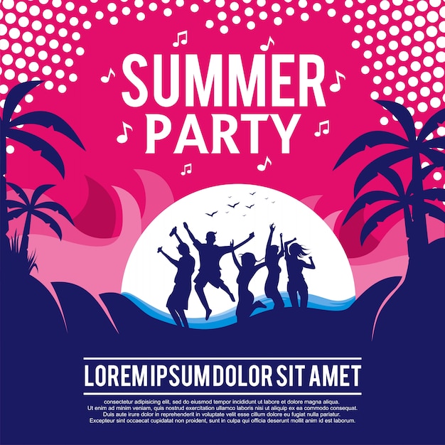 Summer party poster