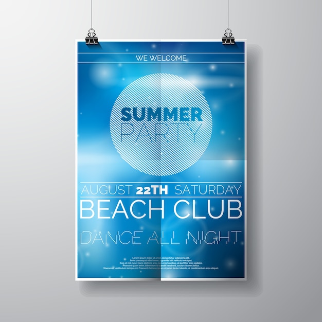 summer party poster