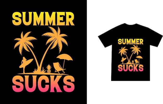 Summer Party Tshirt Design Surfing Backgroud or Summer Beach vintage retro