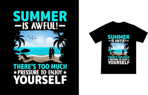 Summer party tshirt design surfing backgroud or summer beach vintage retro