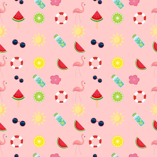 Summer pattern Vector graphics