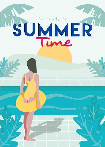 Summer Poster Illustration Poster 