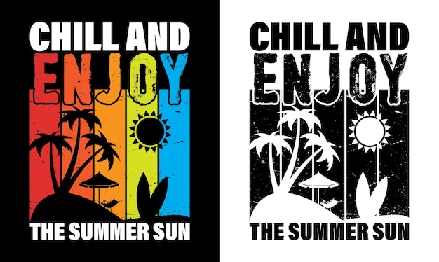 Summer Quote T shirt design