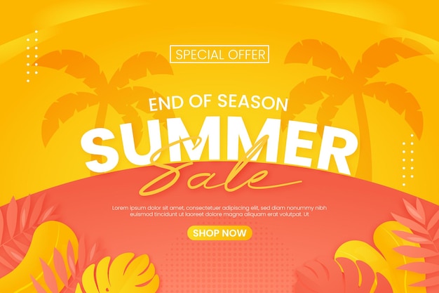 summer sale banner