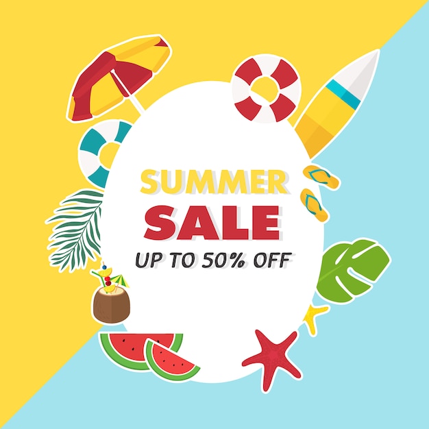 Summer sale banner