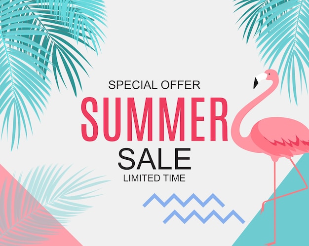 Summer Sale concept Background. Vector Illustration. EPS10