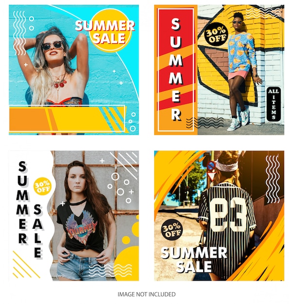 Summer Sale Instagram Shop Template