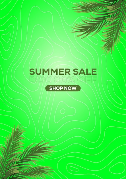 Summer sale Poster Banner Flyer