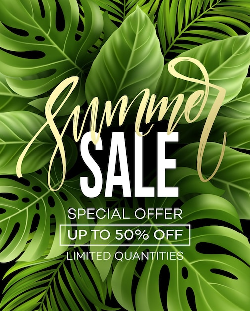 Summer sale poster