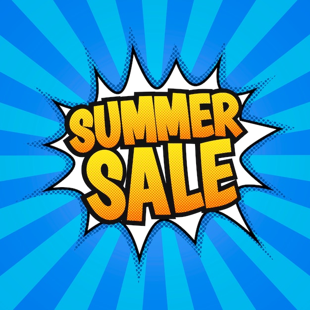 Summer sale poster