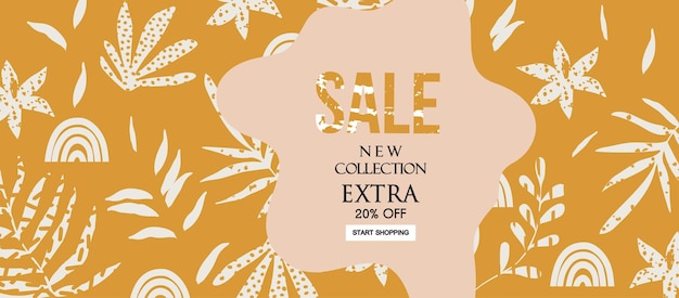 Summer sale website banner Sale tag