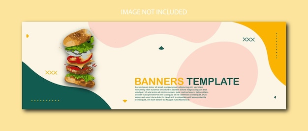 Summer sales banner template