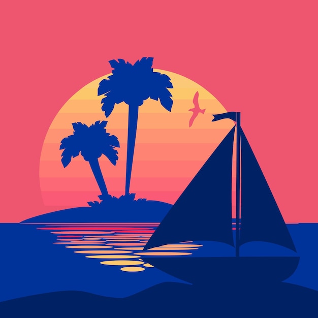 Summer sea background