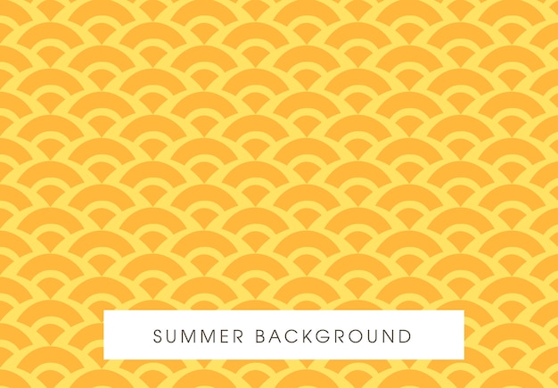 Summer seamless yellow pattern design