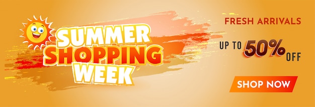 Summer shopping week